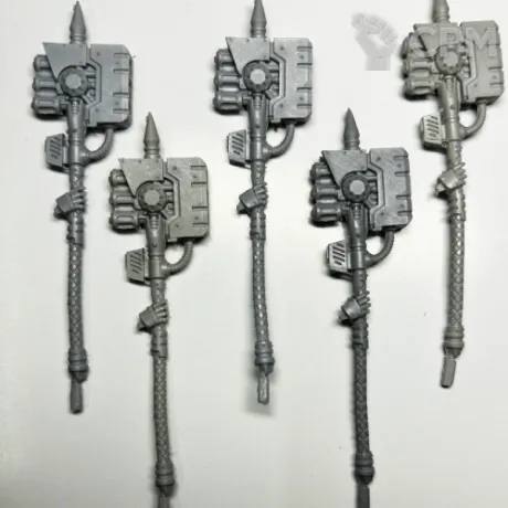 Описание картинки Iron Warriors Warsmith - Graviton Crusher x 5 от NEW-MINIATURES по цене 365руб | Свободный Рынок Миниатюр - СРМ