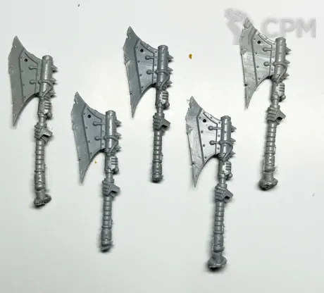 Описание картинки Traitor Herald Consul - Power Axe x 5 от NEW-MINIATURES по цене 365руб | Свободный Рынок Миниатюр - СРМ