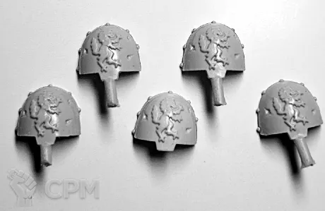 Описание картинки Space Wolves - Shoulder Pads от Darkminiatures по цене 330руб | Свободный Рынок Миниатюр - СРМ