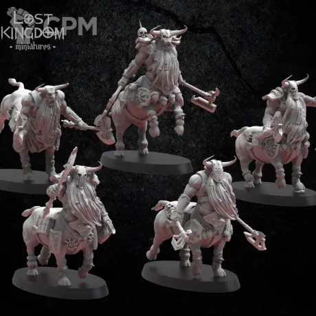 Описание картинки Bull Centaur Renders от MrMetalHorror по цене 2 000руб | Свободный Рынок Миниатюр - СРМ