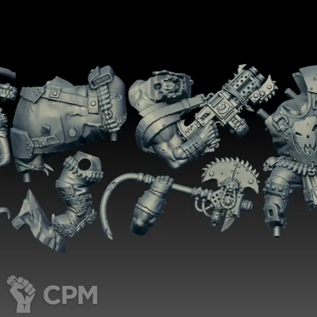 Описание картинки Warboss (Armagedon) (Scan) от AxeL's Forge по цене 500руб | Свободный Рынок Миниатюр - СРМ
