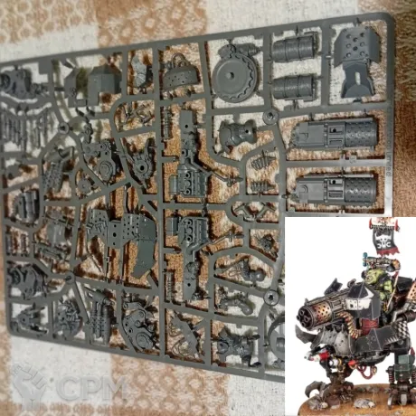 Описание картинки Big Mek Dakkarig, Armageddon от Katarag по цене 3 000руб | Свободный Рынок Миниатюр - СРМ