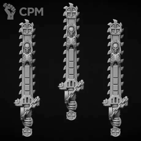 Описание картинки мечи тип Enigma (двуручные) от Bazilevs по цене 497руб | Свободный Рынок Миниатюр - СРМ