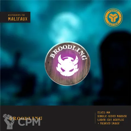 Описание картинки Malifaux Broodling от TerraCutter по цене 35руб | Свободный Рынок Миниатюр - СРМ