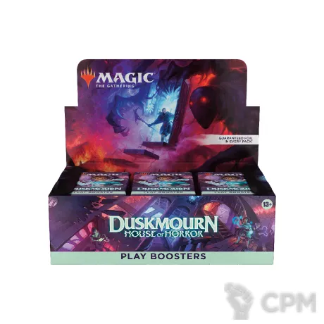 Описание картинки Дисплей play бустеров Duskmourn: House of Horrors на английском языке от Дауран по цене 17 500руб | Свободный Рынок Миниатюр - СРМ