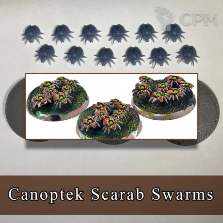 Описание картинки Canoptek Scarab Swarms от SaJRa по цене 400руб | Свободный Рынок Миниатюр - СРМ