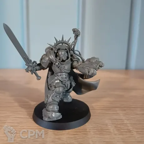 Описание картинки Capitan in Gravis armor от diamantbeins по цене 1 500руб | Свободный Рынок Миниатюр - СРМ