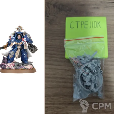 Описание картинки Captain in Teminator Armour Leviathan (Литье) от Барахолка CTPEJIKA по цене 750руб | Свободный Рынок Миниатюр - СРМ