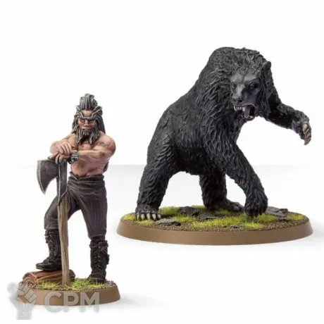 Описание картинки Beorn &amp; Bear от Хитрый гретчин  по цене 520руб | Свободный Рынок Миниатюр - СРМ