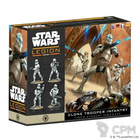 Описание картинки Star Wars: Legion - Clone Troopers Infantry от StarkLogistics по цене 5 775руб | Свободный Рынок Миниатюр - СРМ