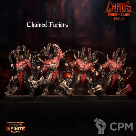 Описание картинки Chained Furiors от Troster по цене 1 250руб | Свободный Рынок Миниатюр - СРМ