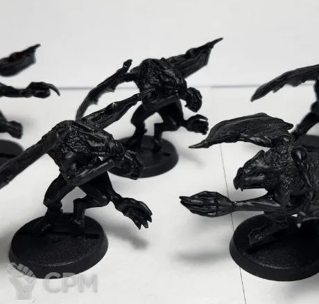 Описание картинки old Chaos Furies, оригинал металл в грунте от Shamkin по цене 6 000руб | Свободный Рынок Миниатюр - СРМ