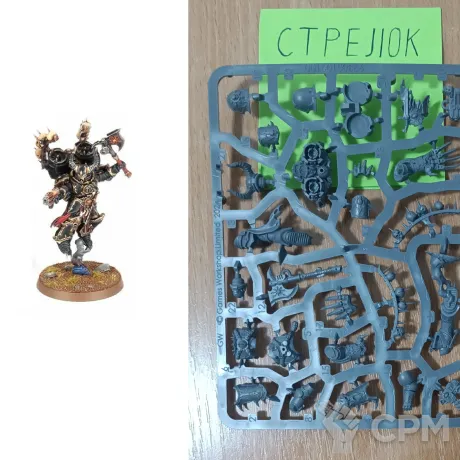 Описание картинки Chaos Lord with Jump Pack (Оригинал) от CTPEJIOK по цене 3 000руб | Свободный Рынок Миниатюр - СРМ