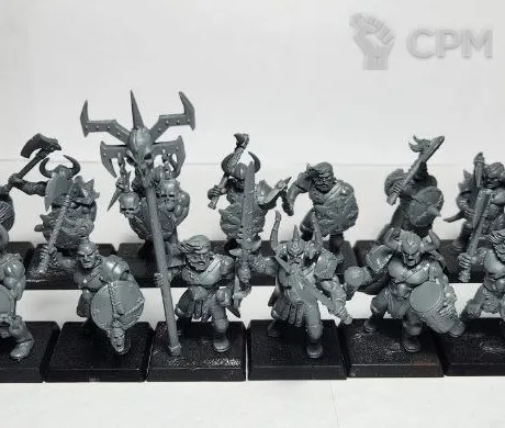 Описание картинки old Chaos Marauders, оригинал пластик от Shamkin по цене 5 000руб | Свободный Рынок Миниатюр - СРМ