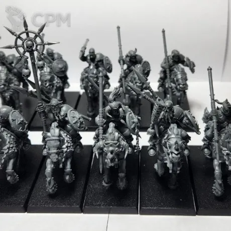 Описание картинки old Chaos Marauder Horsemen, оригинал пластик от Shamkin по цене 6 000руб | Свободный Рынок Миниатюр - СРМ