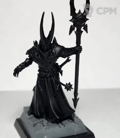 Описание картинки Sorcerer Lord of Chaos, оригинал пластик в грунте от Shamkin по цене 2 500руб | Свободный Рынок Миниатюр - СРМ