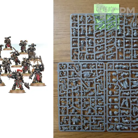 Описание картинки Chaos Space Marines Legionaries (Оригинал) от CTPEJIOK по цене 3 900руб | Свободный Рынок Миниатюр - СРМ