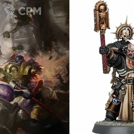 Описание картинки Primaris Chaplain Indomitus от firon по цене 2 750руб | Свободный Рынок Миниатюр - СРМ