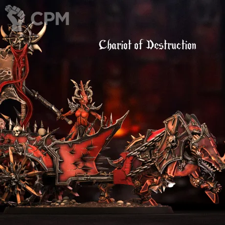 Описание картинки Chariot of Destruction от Troster по цене 1 750руб | Свободный Рынок Миниатюр - СРМ