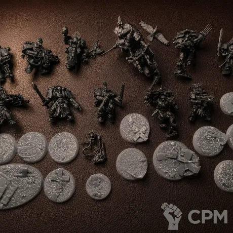 Описание картинки Kill Team Cassius (альтернативный набор)+ базы Graveyard — собран, загрунтован от sholonoff по цене 2 000руб | Свободный Рынок Миниатюр - СРМ