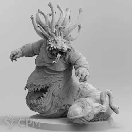Описание картинки Beast of nurgle 1 от WastelandMiniatures по цене 410руб | Свободный Рынок Миниатюр - СРМ