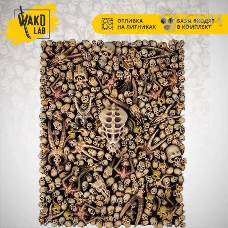Описание картинки Citadel Skulls от Wako Lab (Recast) по цене 1 479руб | Свободный Рынок Миниатюр - СРМ