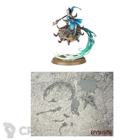 Описание картинки Magister On Disc Of Tzeentch от Бруталити по цене 500руб | Свободный Рынок Миниатюр - СРМ