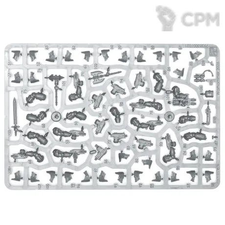 Описание картинки COMBI-BOLTERS AND POWER FISTS от TPC по цене 930руб | Свободный Рынок Миниатюр - СРМ