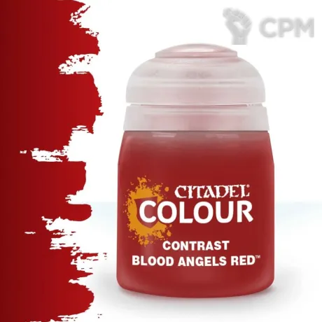 Описание картинки Контрастная краска Blood Angels Red 29-12 (18 мл) от Дауран по цене 800руб | Свободный Рынок Миниатюр - СРМ