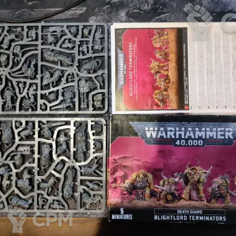 Описание картинки Death Guard: Blightlord Terminators от truegrimhorn по цене 4 000руб | Свободный Рынок Миниатюр - СРМ