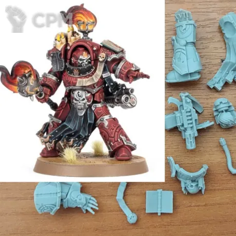 Описание картинки Word Bearers Legion Terminator Praetor от Plants vs Zombies по цене 720руб | Свободный Рынок Миниатюр - СРМ