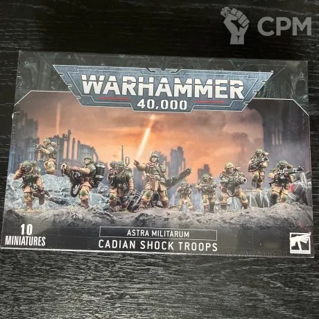 Описание картинки Cadian Shock Troops от zurdo по цене 5 200руб | Свободный Рынок Миниатюр - СРМ