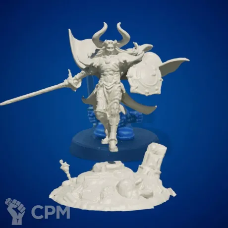 Описание картинки Sigvald, Prince of Slaanesh от Knight of Light по цене 280руб | Свободный Рынок Миниатюр - СРМ