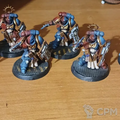 Описание картинки Space Marines Primaris Bladeguard Veteran squad от GoglbMoglb по цене 2 000руб | Свободный Рынок Миниатюр - СРМ