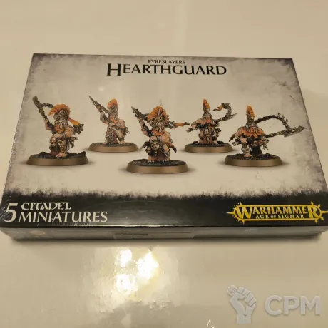 Описание картинки Fyreslayers hearthguard от Grape по цене 3 300руб | Свободный Рынок Миниатюр - СРМ