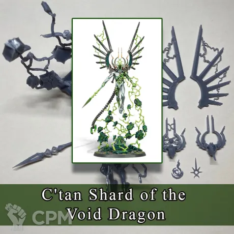 Описание картинки C'tan Shard of the Void Dragon от SaJRa по цене 900руб | Свободный Рынок Миниатюр - СРМ