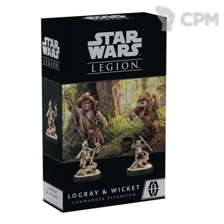Описание картинки Star Wars Legion Logray &amp; Wicket Commander Expansion от StarkLogistics по цене 3 150руб | Свободный Рынок Миниатюр - СРМ