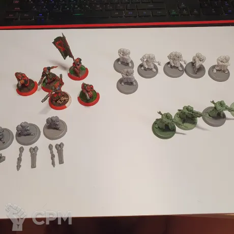 Описание картинки Комплект пехоты + снайперы + гранатомётчики от Mirajje по цене 400руб | Свободный Рынок Миниатюр - СРМ