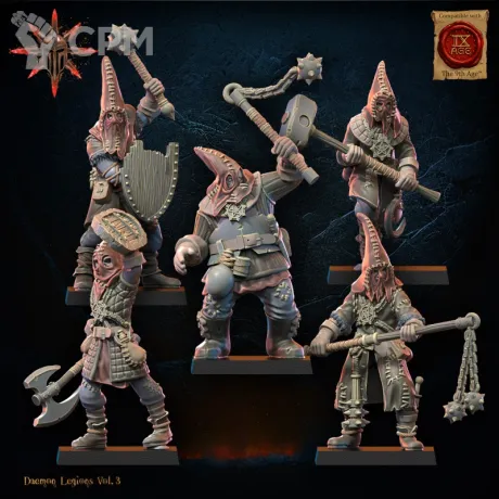 Описание картинки Cultists Unit x10 от PocketSized Prints по цене 1 600руб | Свободный Рынок Миниатюр - СРМ