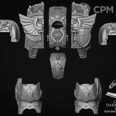 Описание картинки Armor model "Levi" type Arcanum от Bazilevs по цене 1 095руб | Свободный Рынок Миниатюр - СРМ