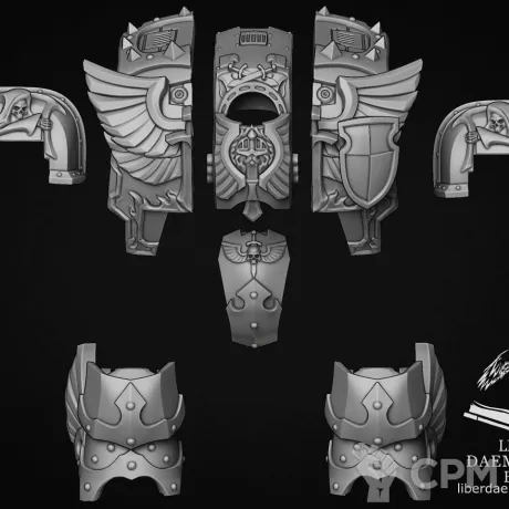 Описание картинки Armor model "Levi" type Arcanum от LDBits по цене 1 258руб | Свободный Рынок Миниатюр - СРМ