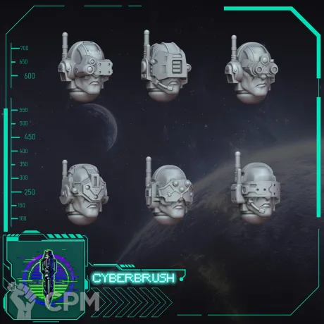 Описание картинки Cyber Recon Head set от WebWay 3D по цене 60руб | Свободный Рынок Миниатюр - СРМ
