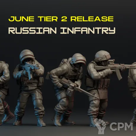 Описание картинки Russian Infantry от Manufactorum76 по цене 800руб | Свободный Рынок Миниатюр - СРМ