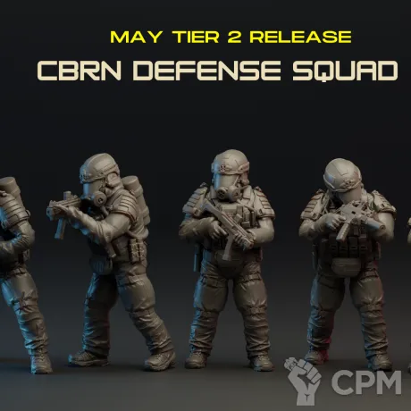 Описание картинки CBRN Defense Squad от PocketSized Prints по цене 750руб | Свободный Рынок Миниатюр - СРМ