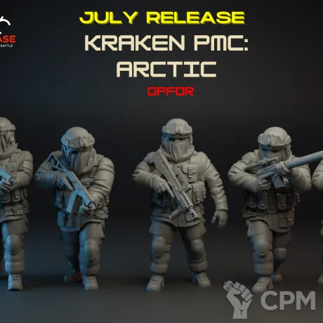 Описание картинки Kraken PMC(Arctic) от PocketSized Prints по цене 750руб | Свободный Рынок Миниатюр - СРМ