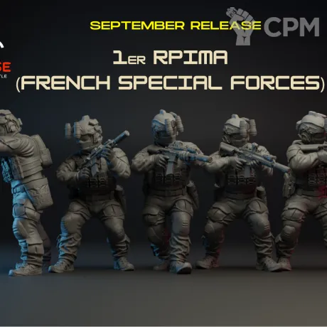 Описание картинки 1er RPIMA French special forces от PocketSized Prints по цене 750руб | Свободный Рынок Миниатюр - СРМ