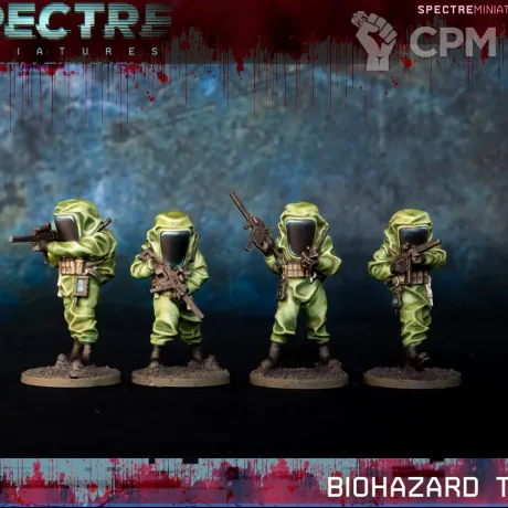 Описание картинки Biohazard Team от Wardog Workshop по цене 800руб | Свободный Рынок Миниатюр - СРМ