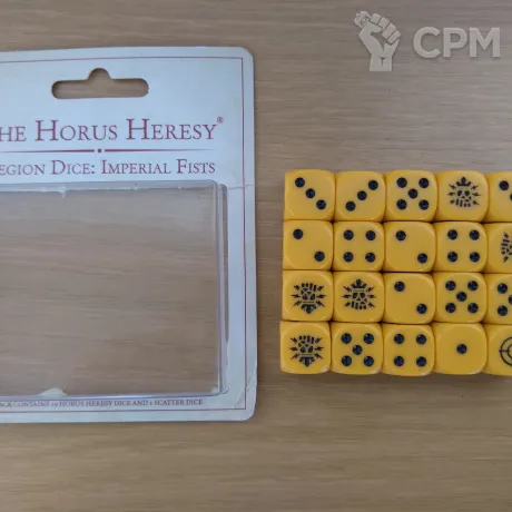 Описание картинки The Horus Heresy Imperial Fists Dice Set от Veyron по цене 11 500руб | Свободный Рынок Миниатюр - СРМ