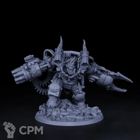 Описание картинки Миниатюра Ork "God Boss", альт. Ghazghkull Thraka от Brother Ork по цене 2 315руб | Свободный Рынок Миниатюр - СРМ