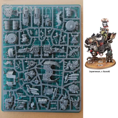 Описание картинки Big Mek Dakkarig (Armageddon), ориг от Леша Костин по цене 3 150руб | Свободный Рынок Миниатюр - СРМ